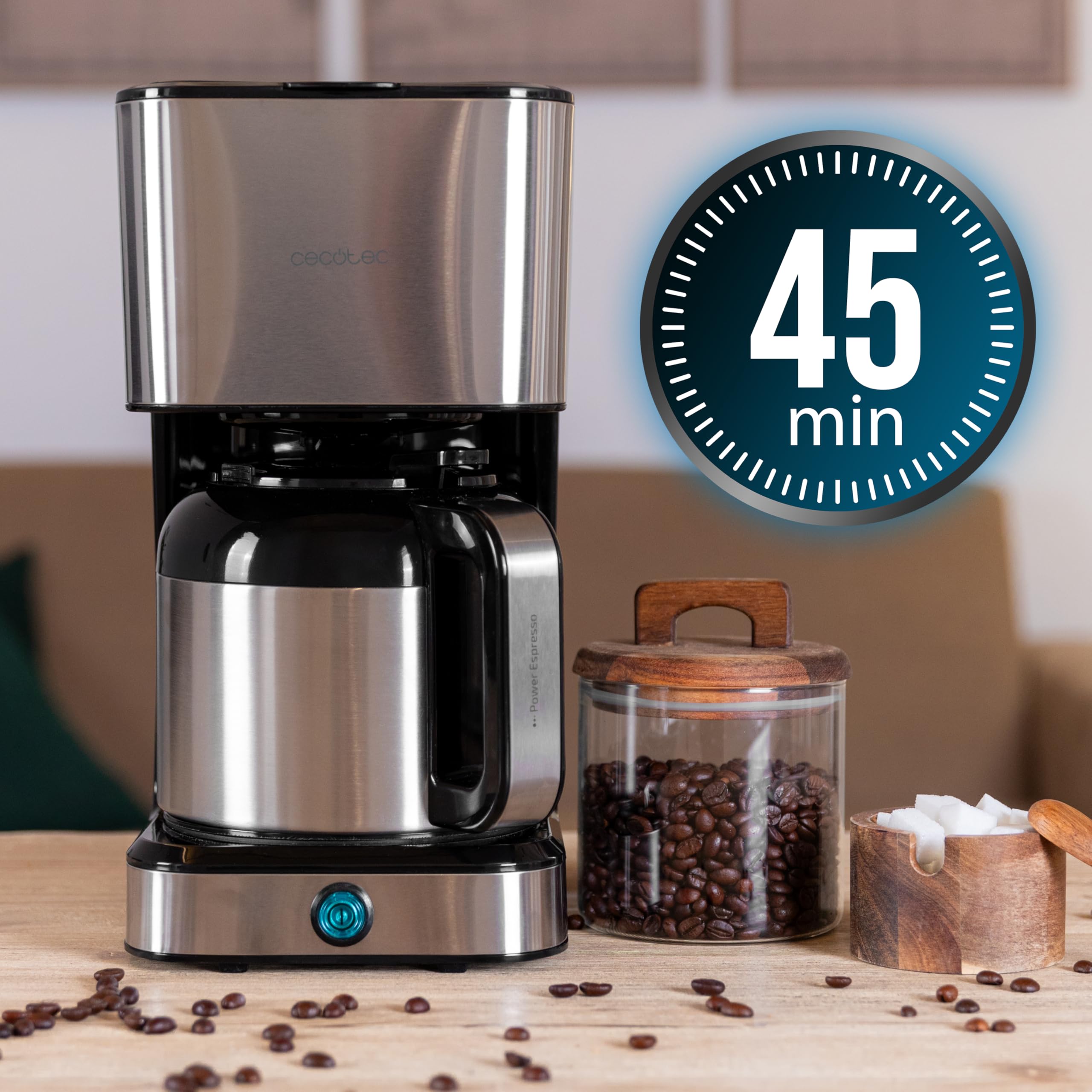 cecotec-coffee-66-drop-thermo-kaffeemaschine-1-2l-10-tassen image 2