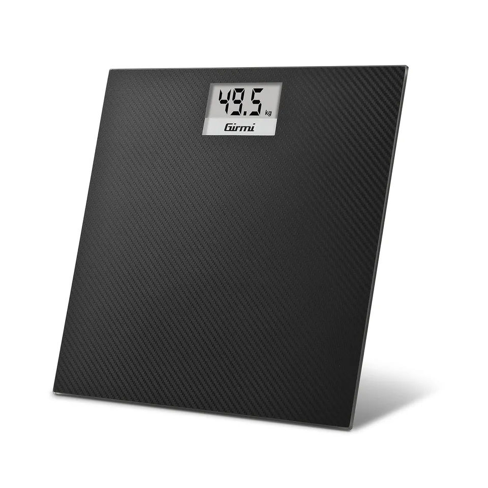 girmi-bp27-personenwaage-glas-carbon-150-kg-digital image 1