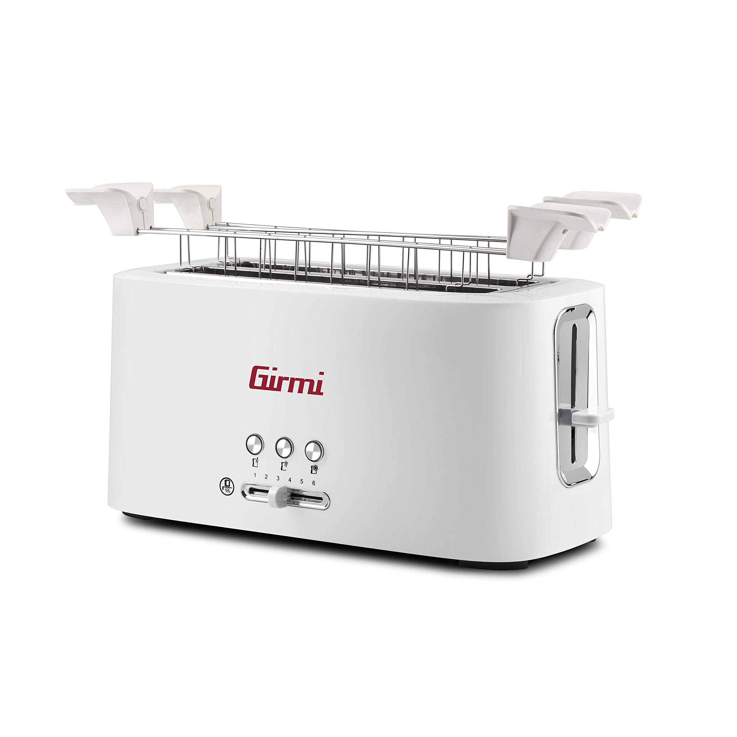 girmi-tp91-toaster-xl-wei-4-scheiben-1500w-auftauen image 2