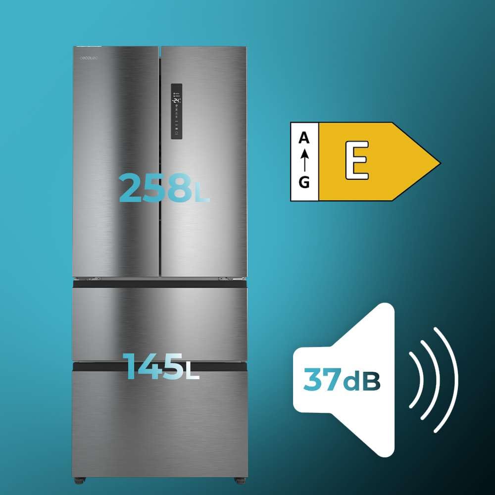 cecotec-bolero-coolmarket-f2d-403-k-hlschrank-inox-403-l image 3