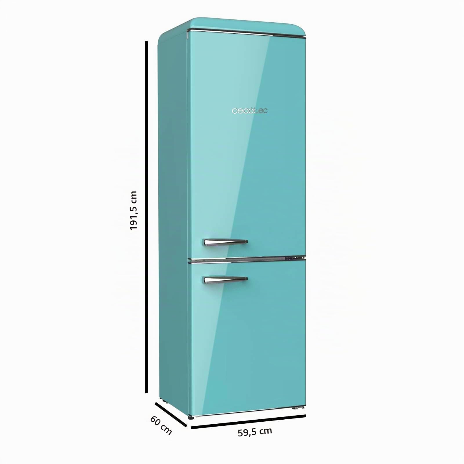 cecotec-bolero-combi-origin-300-k-hlschrank-gr-n-300-l-retro image 2