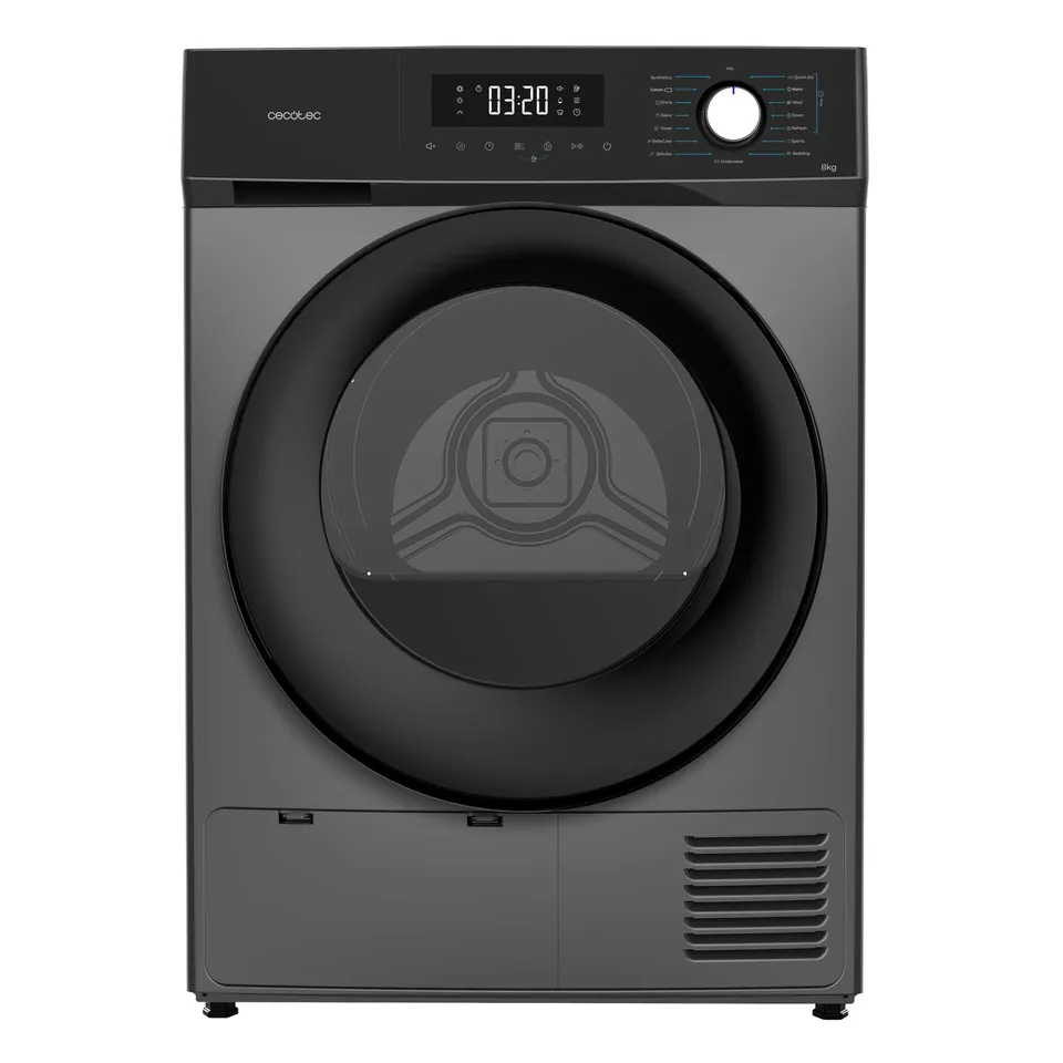 cecotec-bolero-dresscode-dry-8330-w-schetrockner-8kg-steel image 1