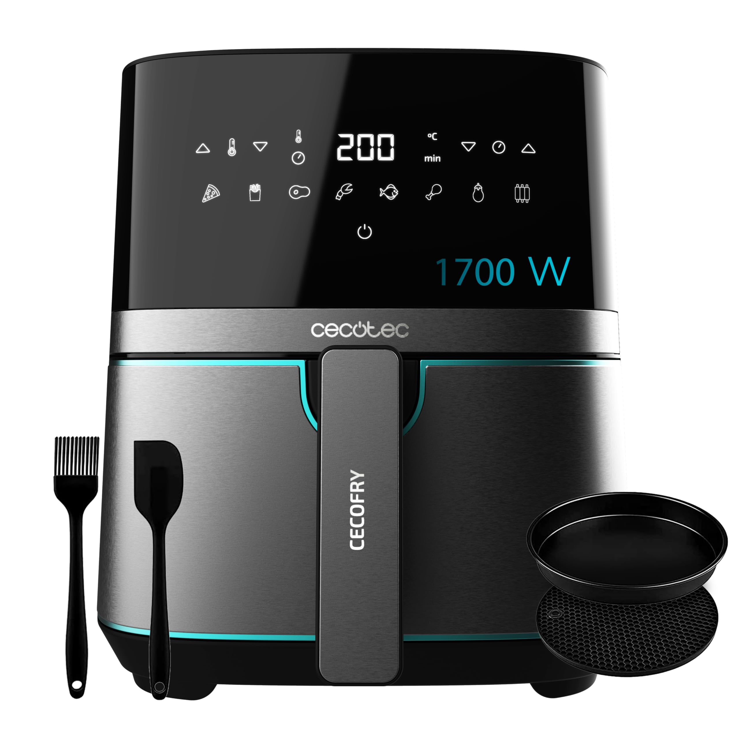 cecotec-cecofry-full-inoxblack-5500-pro-hei-luftfritteuse-mit-zubeh-r image 2