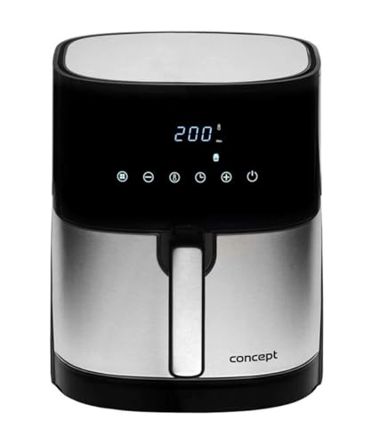 concept-fr5000-hei-luftfritteuse-5-l-edelstahl-8-programme image 8