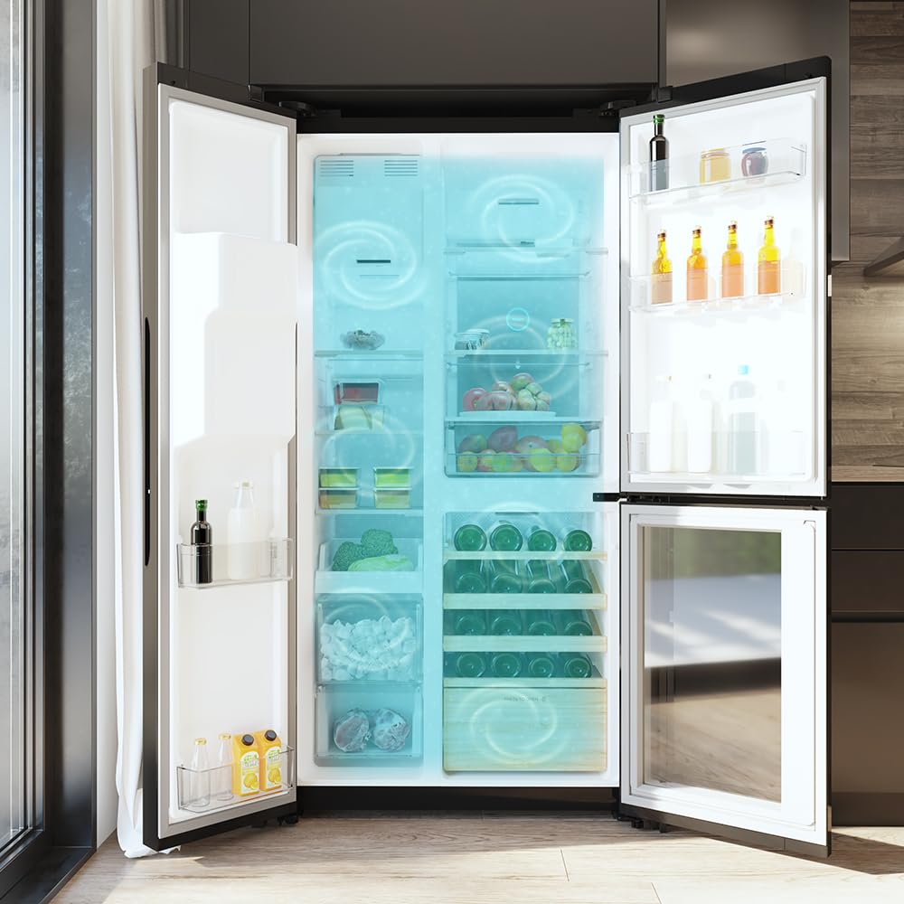 cecotec-bolero-coolmarket-tdw-529-k-hlschrank-black-glass-529-l-no-frost image 7