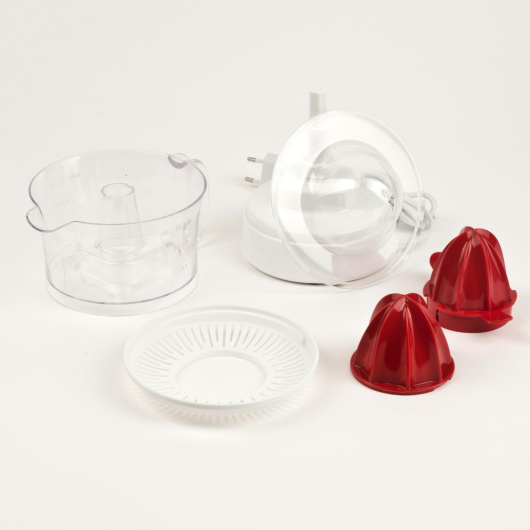 girmi-sr05-zitruspresse-wei-rot-500-ml-mit-doppelkegel image 5