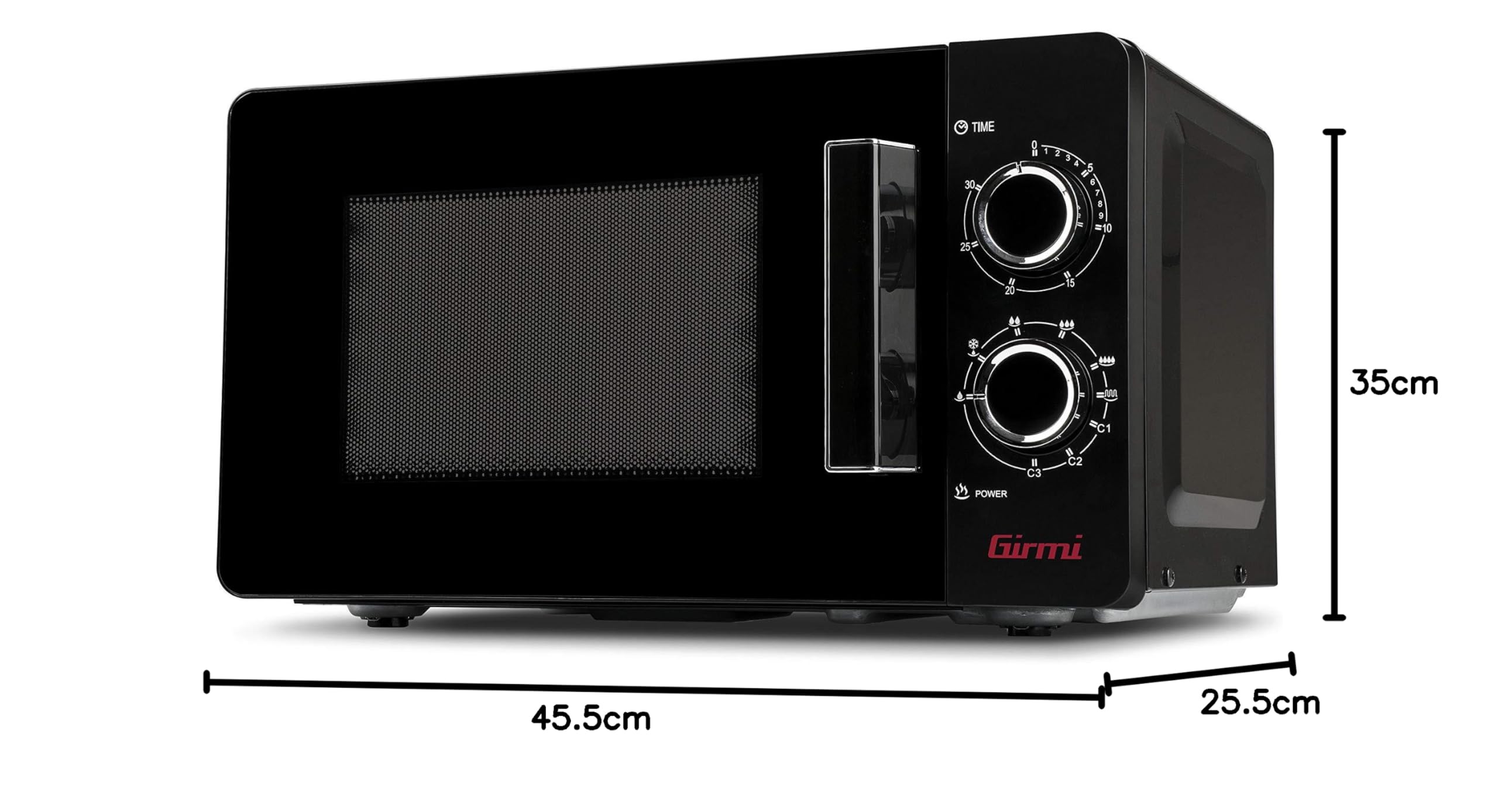 girmi-fm04-kombi-mikrowelle-schwarz-20-liter-mit-grill image 7