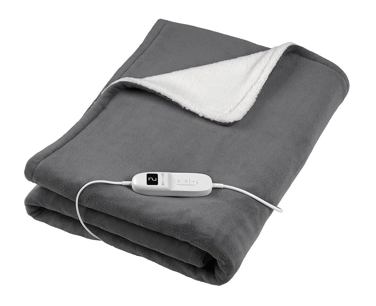 concept-dv7420-heizdecke-180x130-cm-grau-9-stufen-waschbar image 1