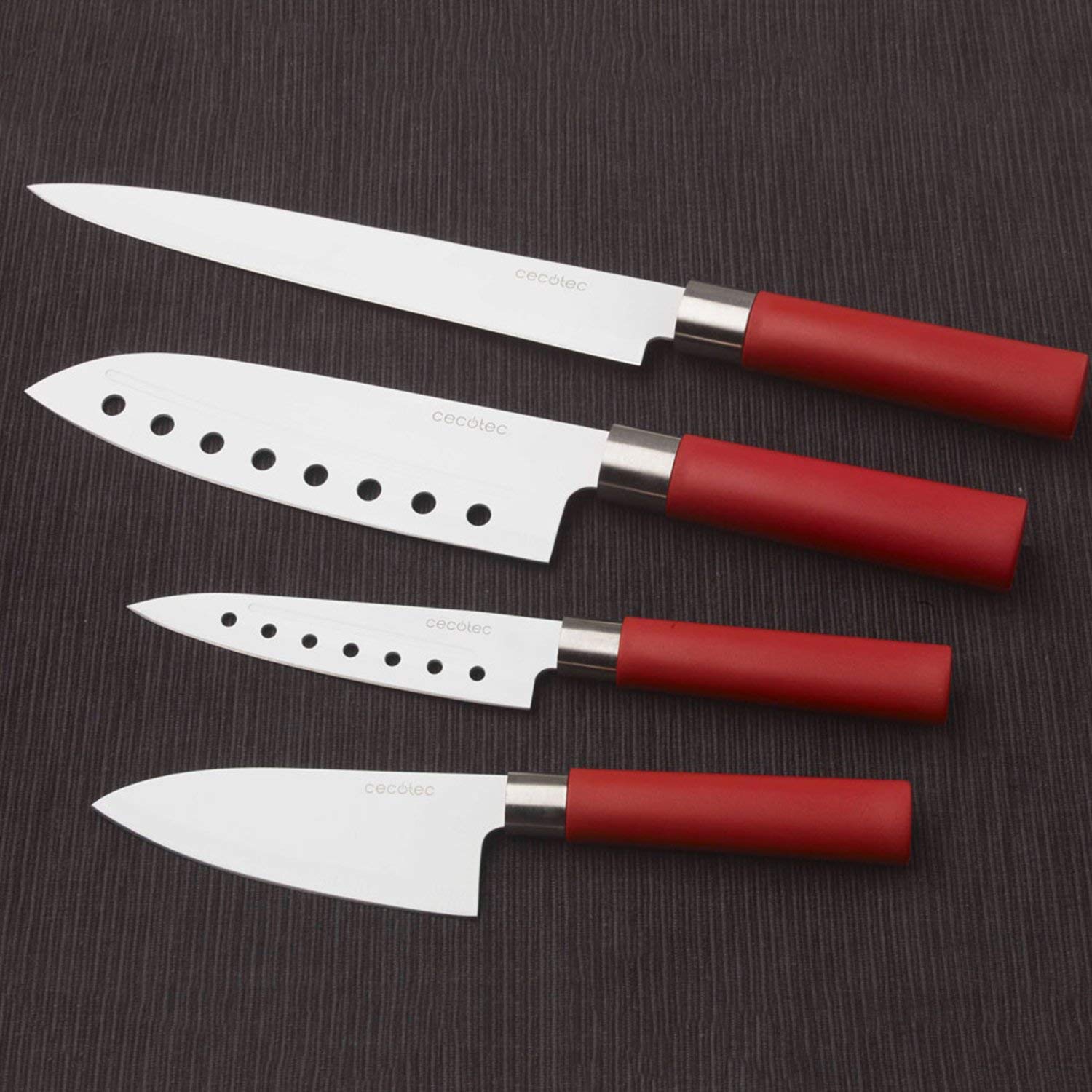 cecotec-messerset-4-teilig-japanisch-rot-keramik-santoku image 2