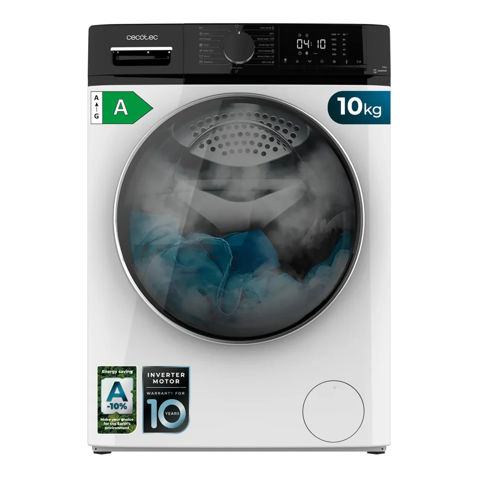 cecotec-bolero-dresscode-10610-waschmaschine-10-kg-inverter-a image 1