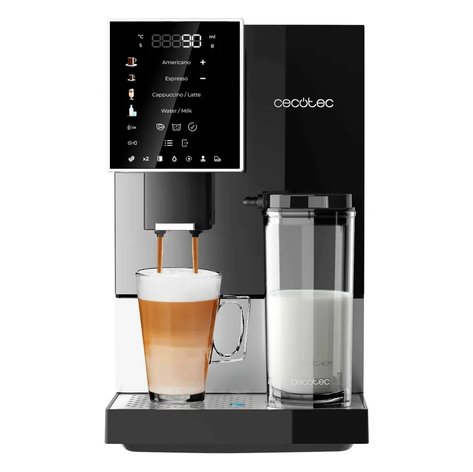 cecotec-cremmaet-compactccino-kaffeevollautomat-black-silver-19-bar image 1