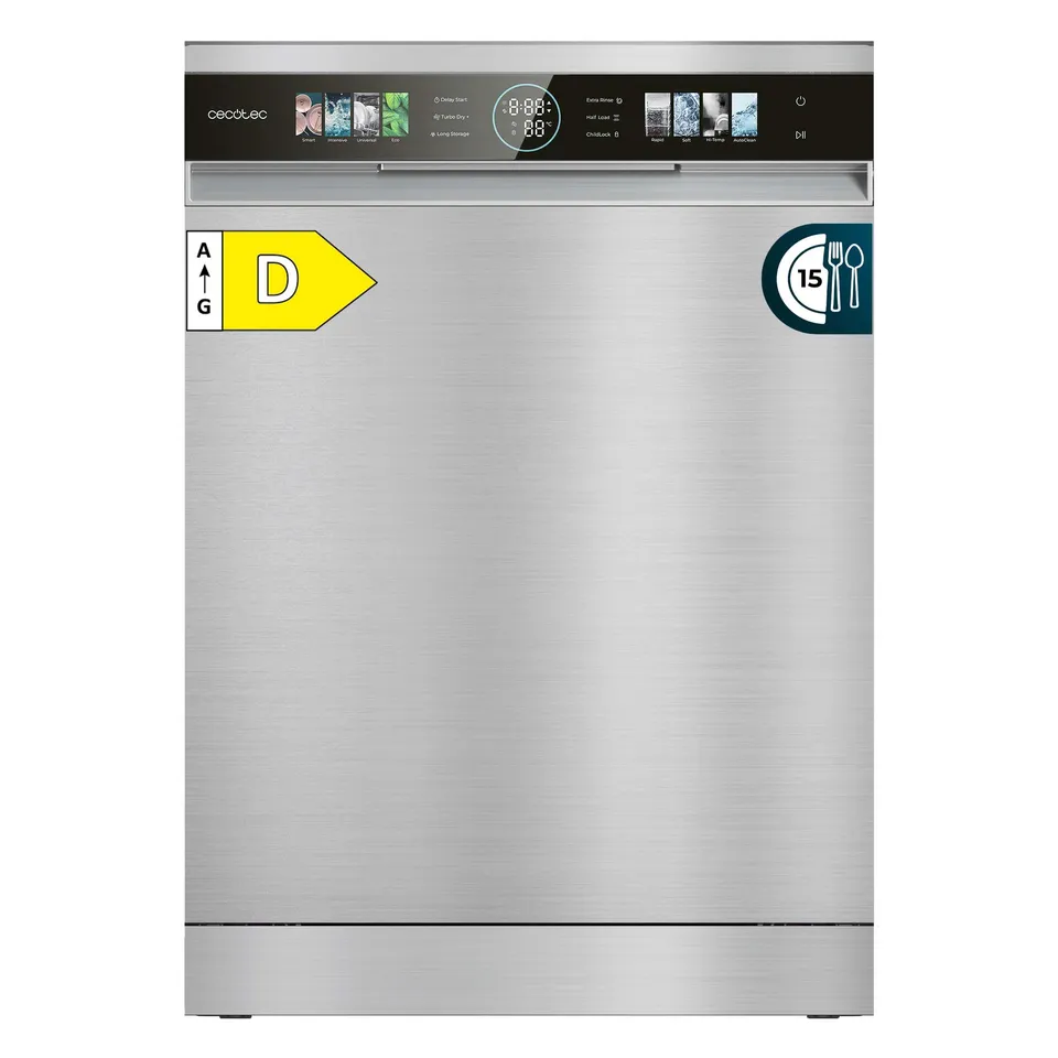 cecotec-bolero-aguazero-6320-geschirrsp-ler-60-cm-inox-15-gedecke image 1