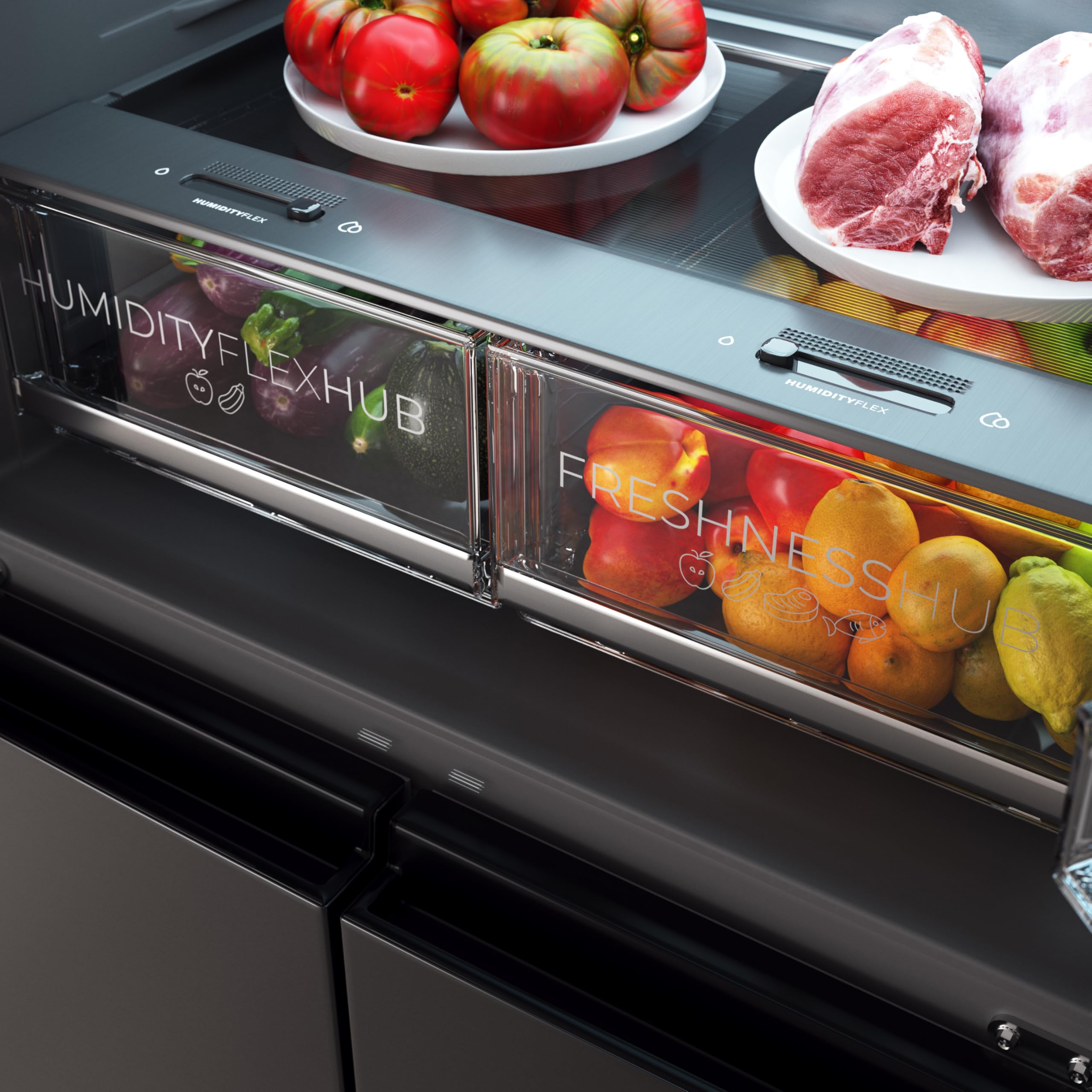 cecotec-bolero-coolmarket-4d-503-k-hlschrank-503l-dark image 8