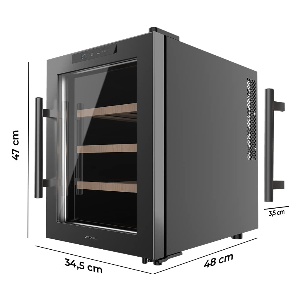 cecotec-grandsommelier-1220-coolwood-weink-hlschrank-12-flaschen-leise image 6