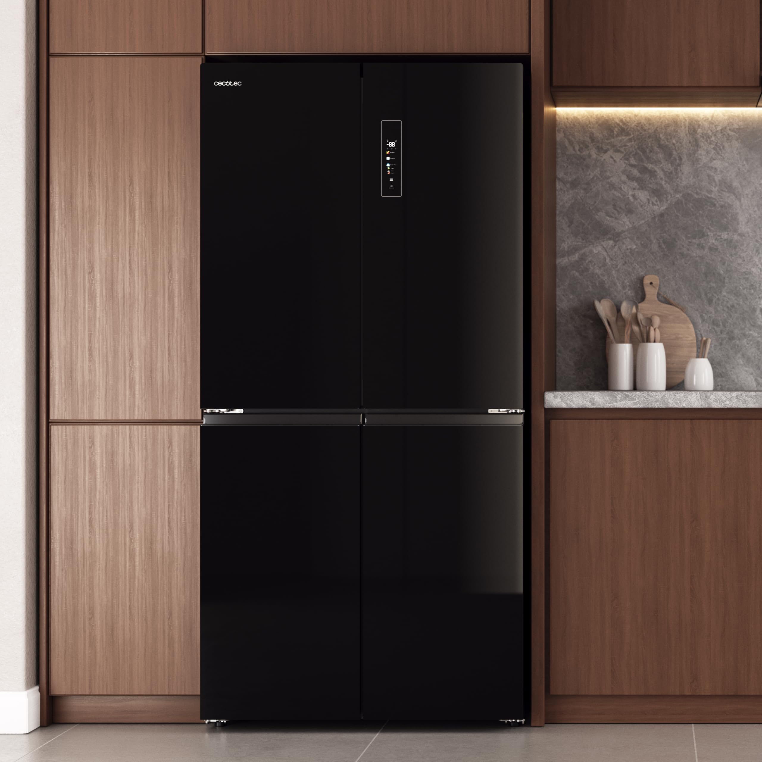 cecotec-bolero-coolmarket-4d-503-k-hlschrank-schwarz-503-l-nofrost image 3