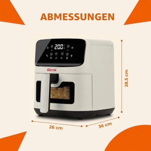 girmi-ecofrit-lite-fg27-hei-luftfritteuse-4-2l-kreidewei image 8