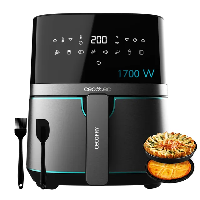 cecotec-cecofry-full-inoxblack-5500-pro-hei-luftfritteuse-mit-zubeh-r image 1