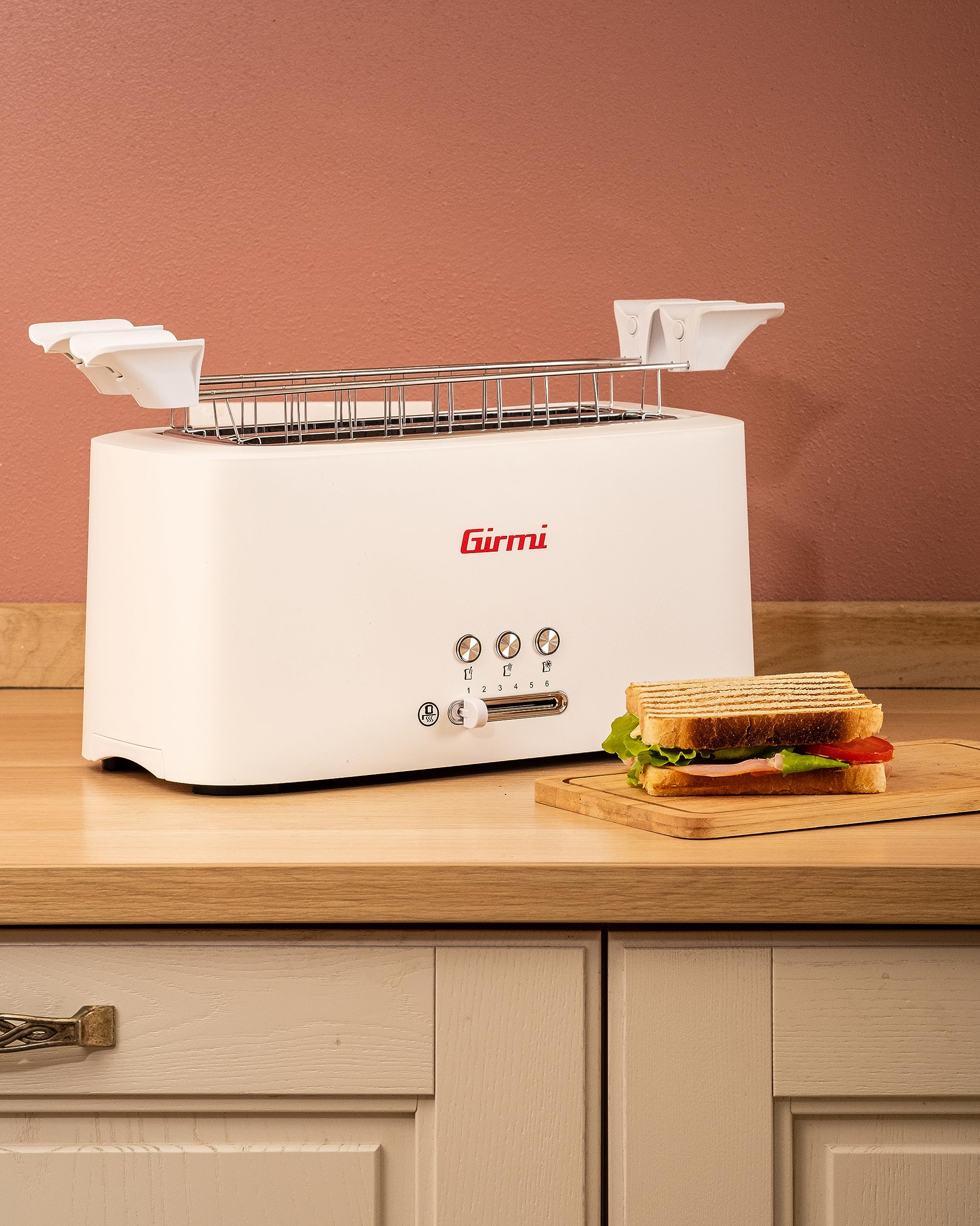 girmi-tp91-toaster-xl-wei-4-scheiben-1500w-auftauen image 6