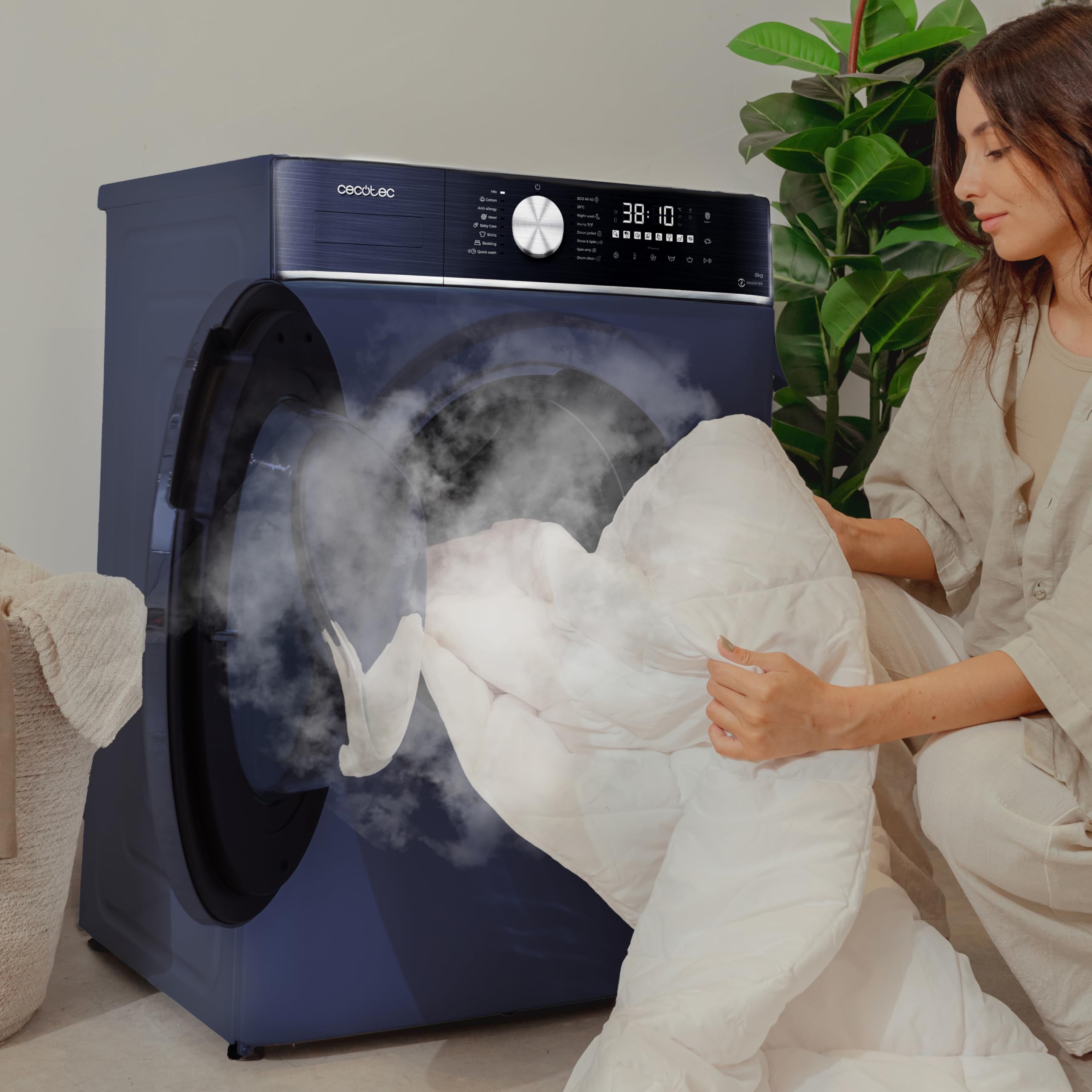 cecotec-bolero-wash-dry-8580-waschtrockner-8-5-kg-ice-blue image 7