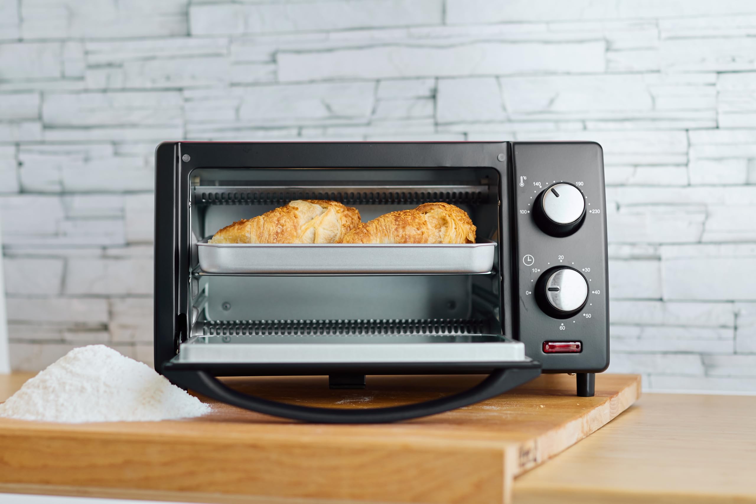 girmi-fe10-mini-backofen-rot-10-l-800-w-mit-timer image 2