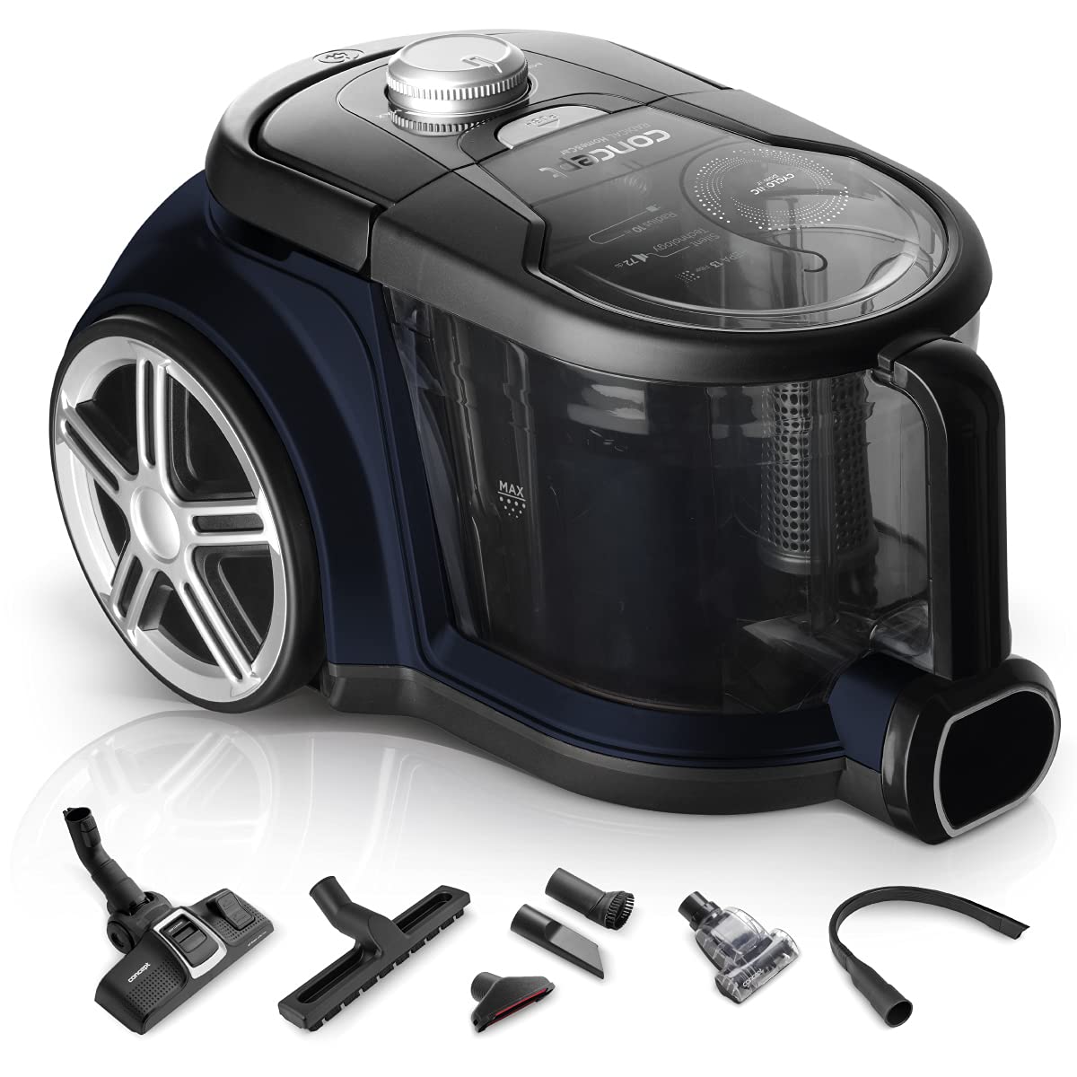 concept-vp5241-radical-staubsauger-beutellos-schwarz-auto image 1
