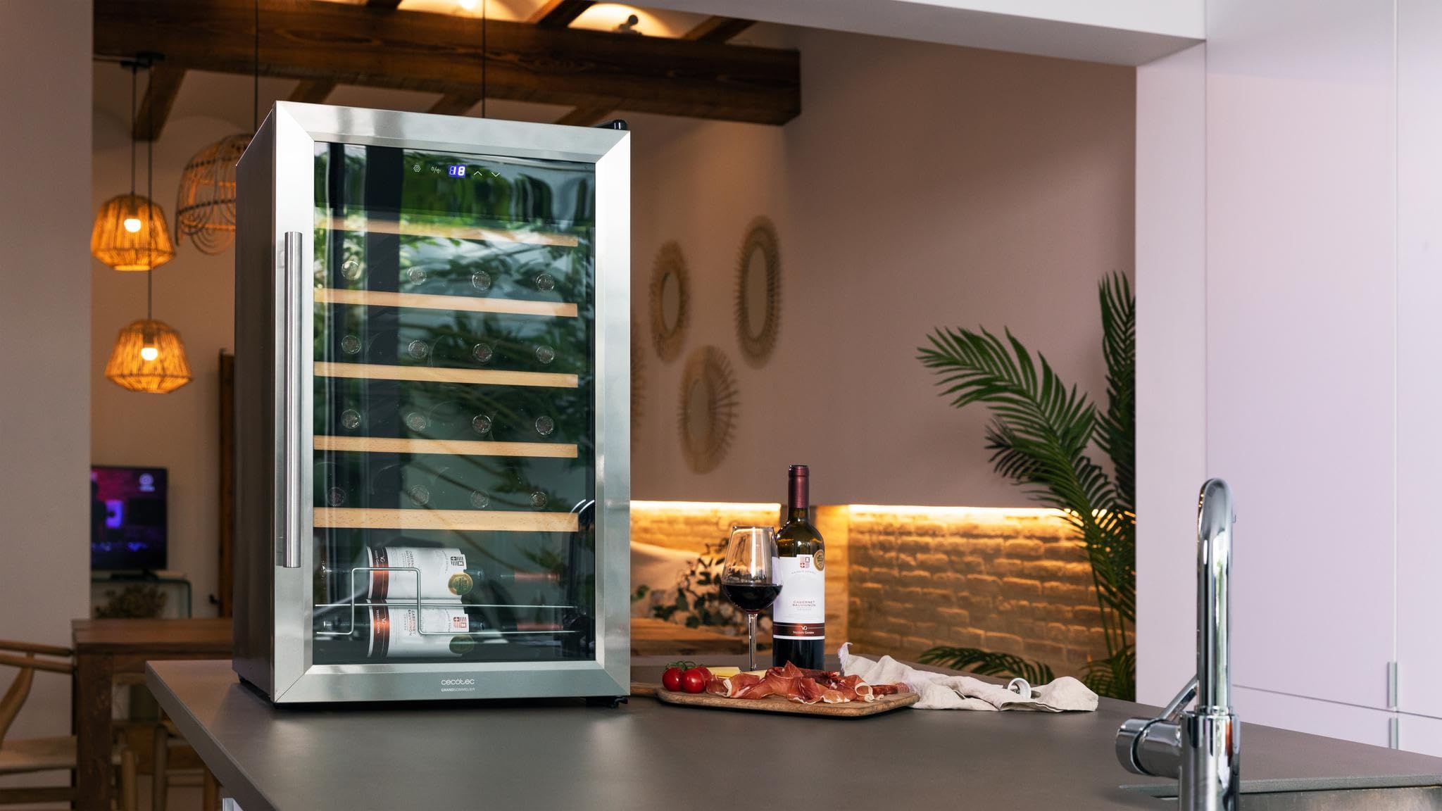 cecotec-grandsommelier-24000-weink-hlschrank-inox-24-flaschen image 2