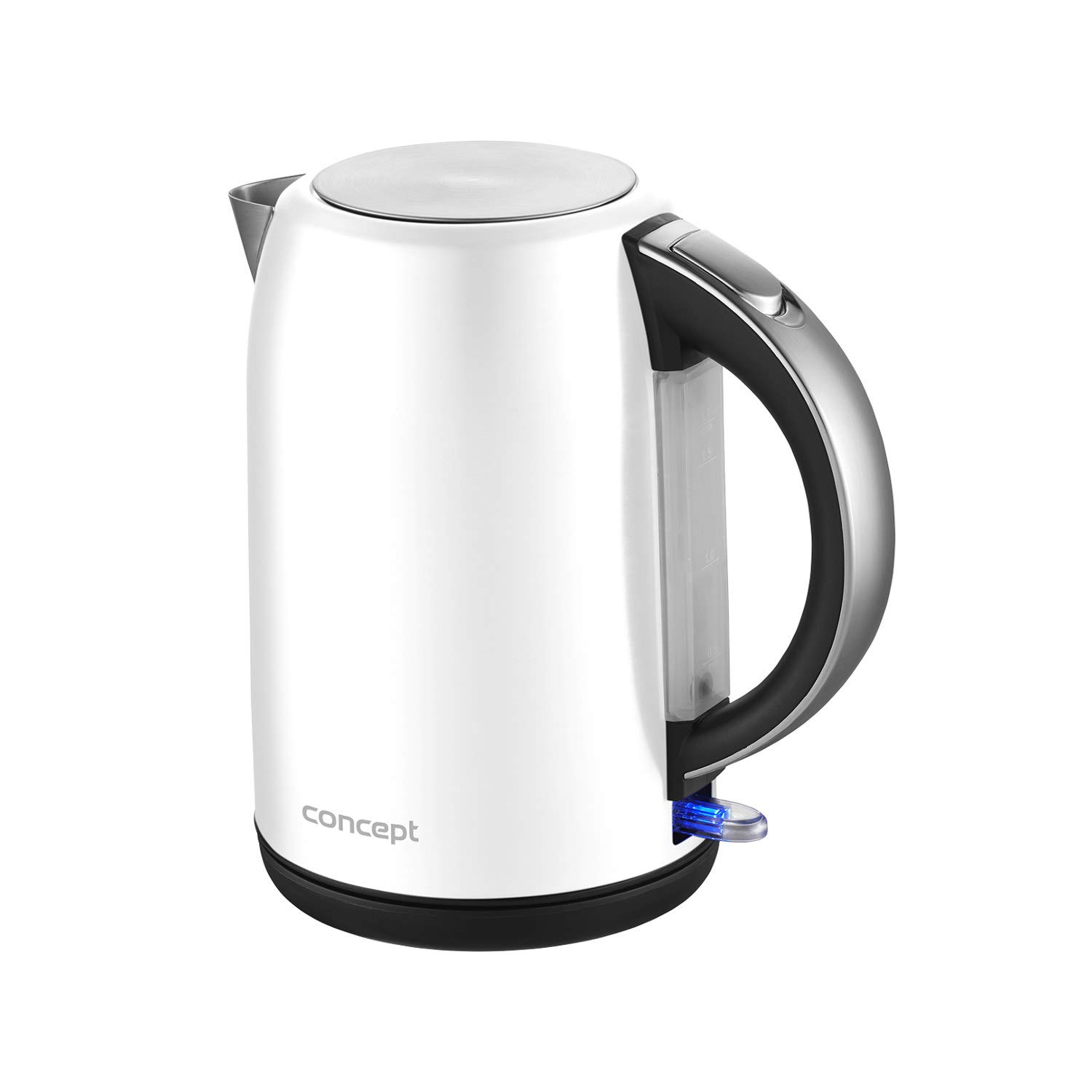concept-rk3281-wasserkocher-1-7l-edelstahl-wei-matt-2200w image 1