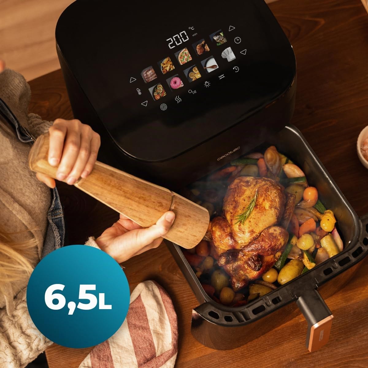cecotec-cecofry-grill-smokin-6500-hei-luftfritteuse-6-5-l image 7