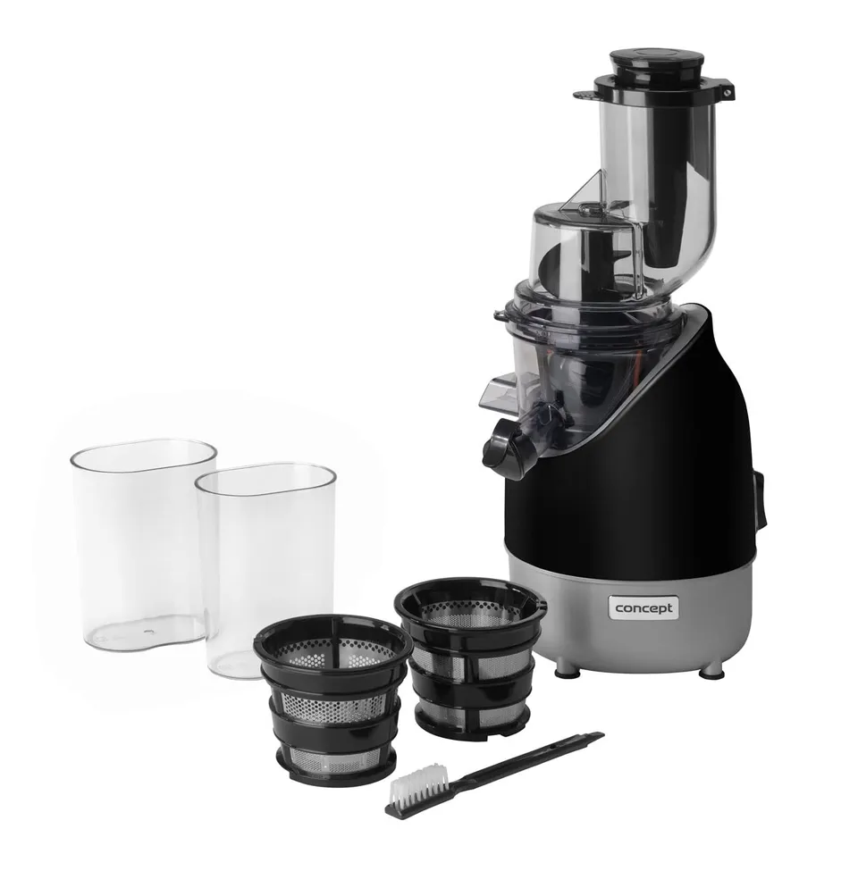 concept-lo7092-slow-juicer-schwarz-80-mm-2-siebe-600-ml image 1