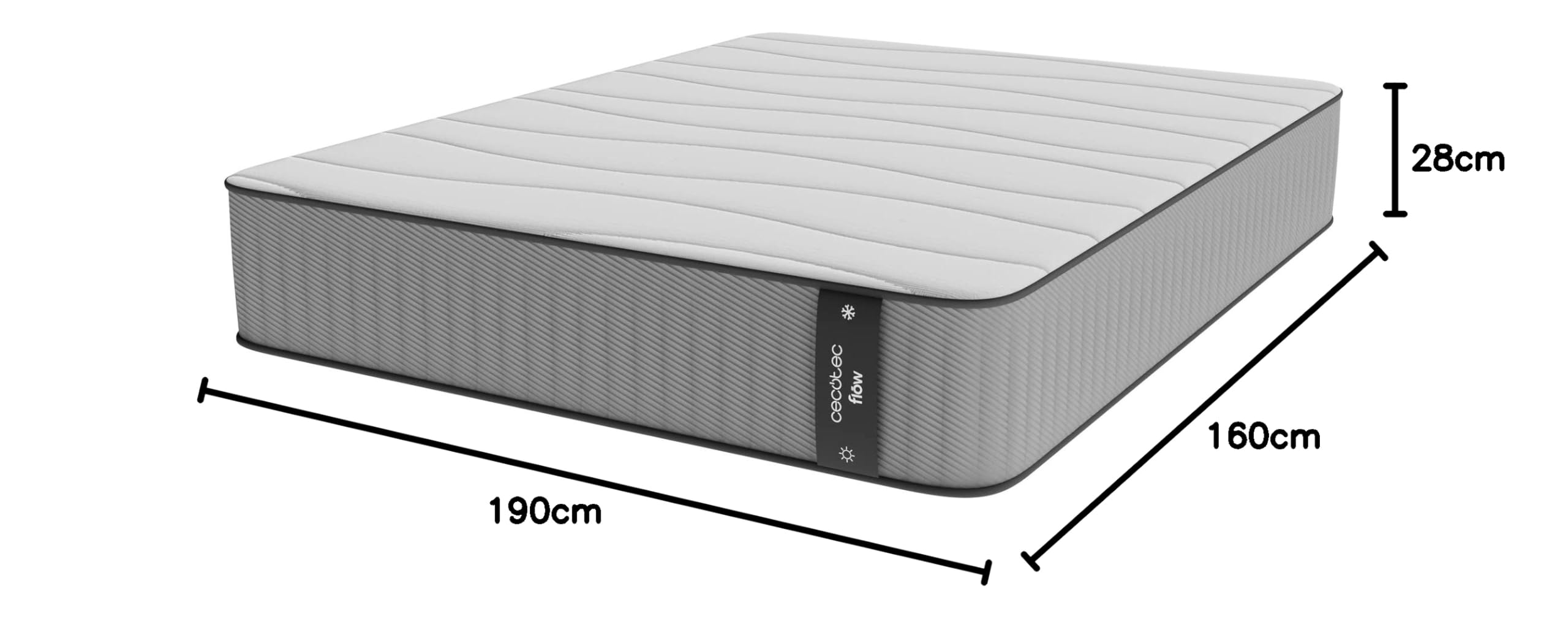 cecotec-flow-6990-hybrid-matratze-160x190-mittelfest-28-cm image 3