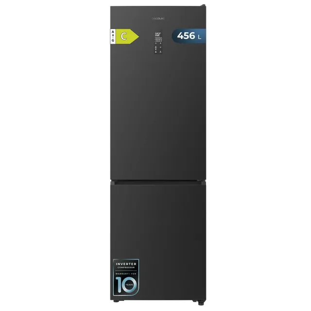cecotec-bolero-coolmarket-combi-456-k-hlschrank-dunkel-456-l image 1