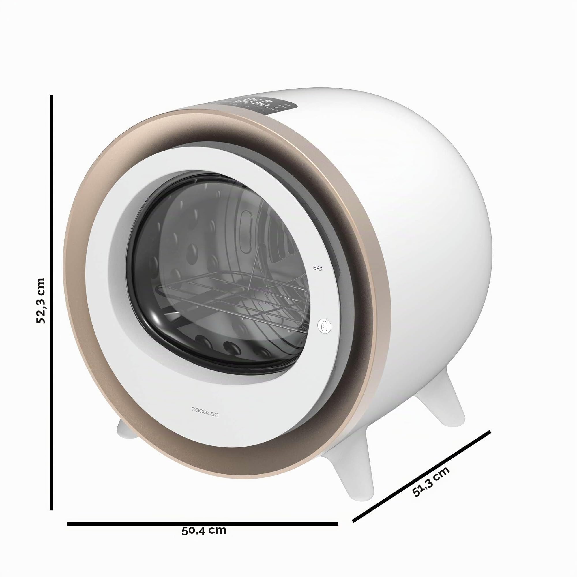 cecotec-bolero-dry-3500v-ablufttrockner-3-kg-gold image 2