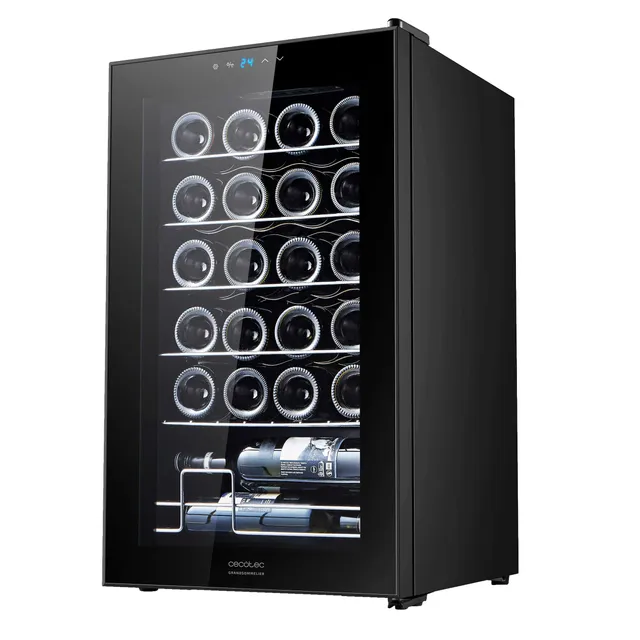 cecotec-bolero-grandsommelier-2450-weink-hlschrank-24-flaschen-schwarz image 1