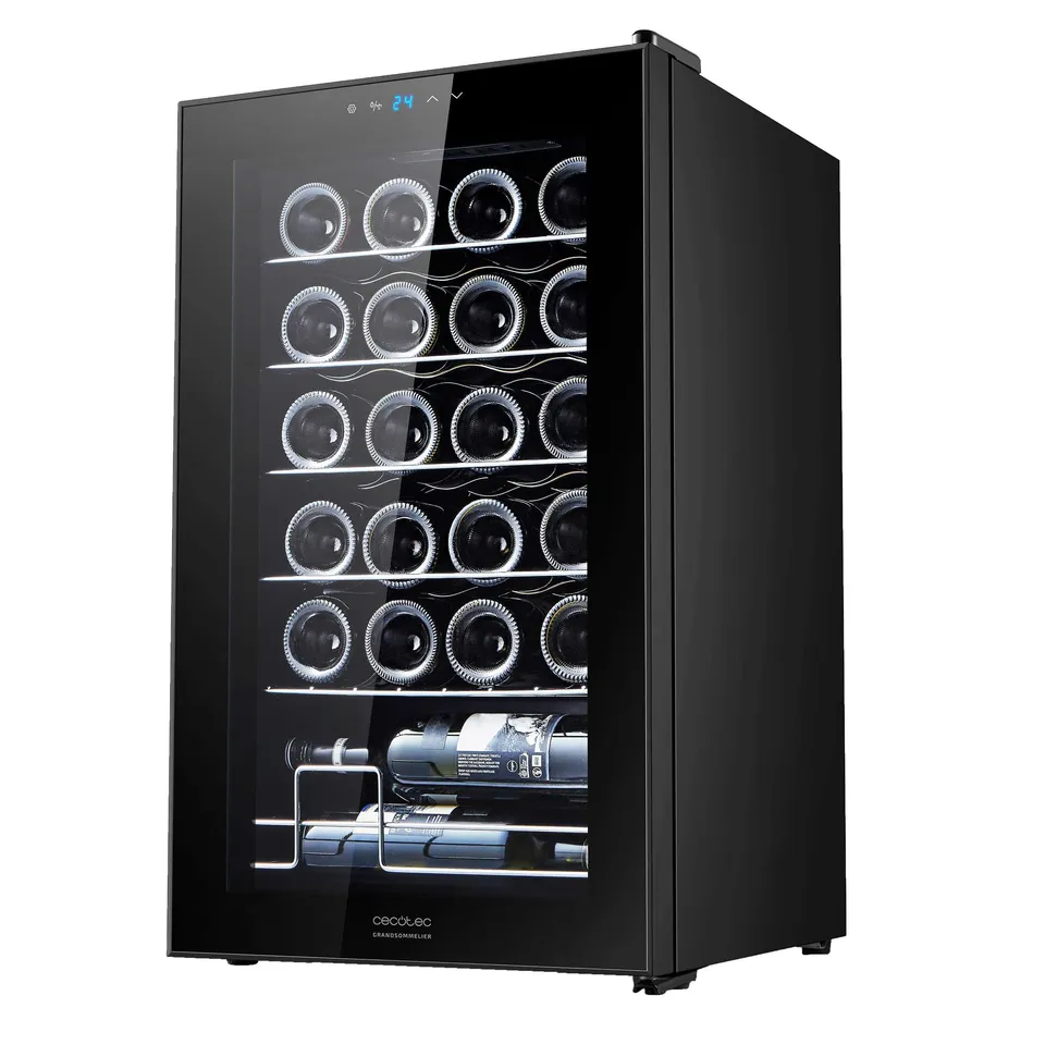 cecotec-bolero-grandsommelier-2450-weink-hlschrank-24-flaschen-schwarz image 1