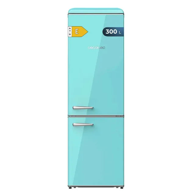cecotec-bolero-combi-origin-300-k-hlschrank-gr-n-300-l-retro image 1