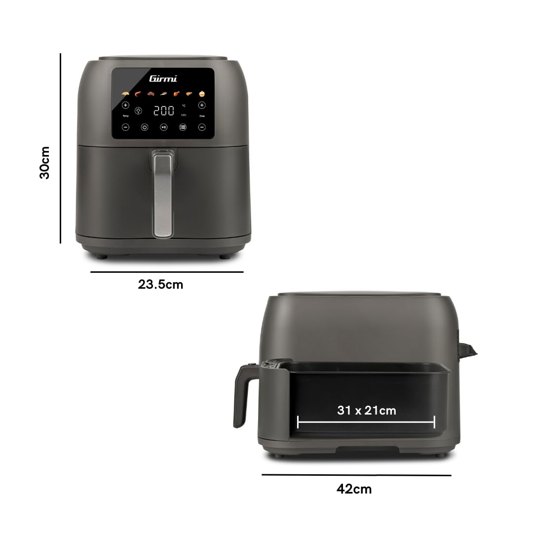 girmi-ecofrit-deep-hei-luftfritteuse-8l-mattgrau image 3