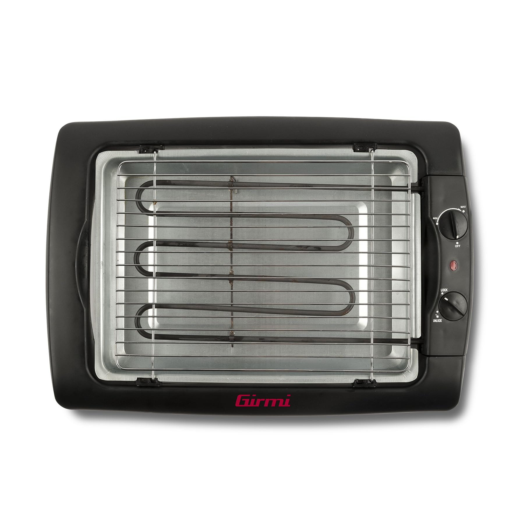 girmi-bq12-elektrogrill-tischgrill-2000-w-edelstahl-34-cm image 2