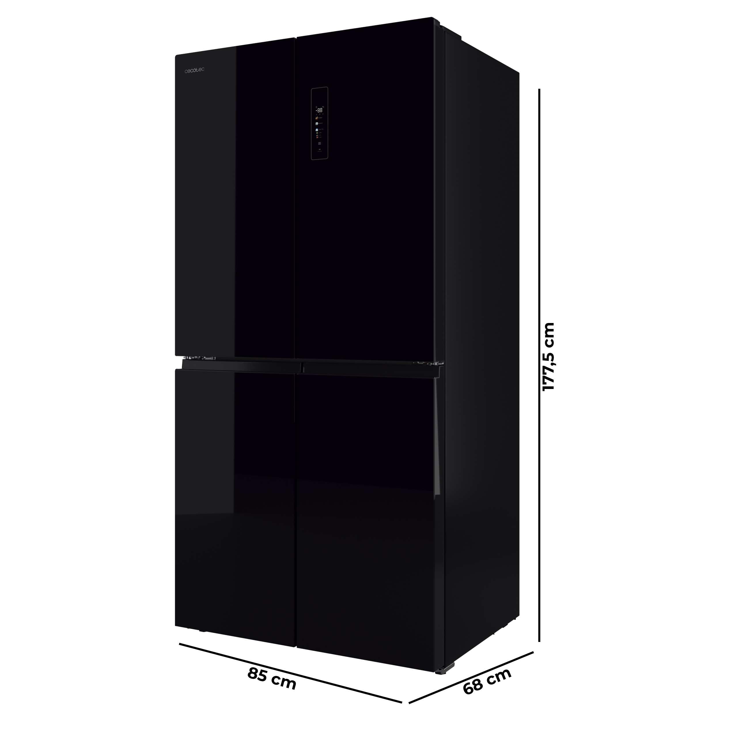 cecotec-bolero-coolmarket-4d-503-k-hlschrank-schwarz-503-l-nofrost image 2