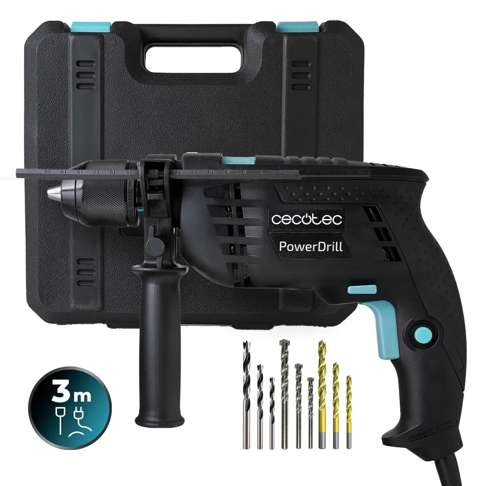 cecotec-powerdrill-850-easyadjust-schlagbohrmaschine-850w image 1