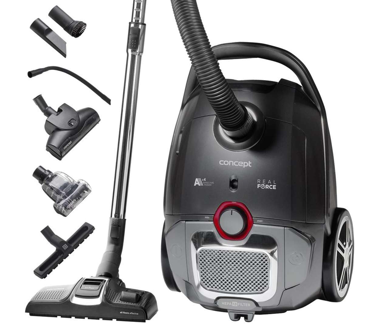 concept-vp8290-real-force-beutelstaubsauger-700-w-3-liter image 4
