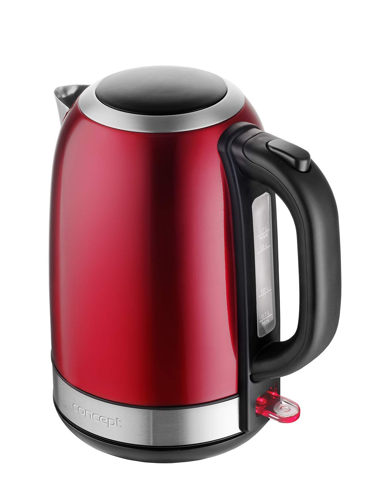 concept-rk3243-wasserkocher-edelstahl-1-7-l-rot image 1