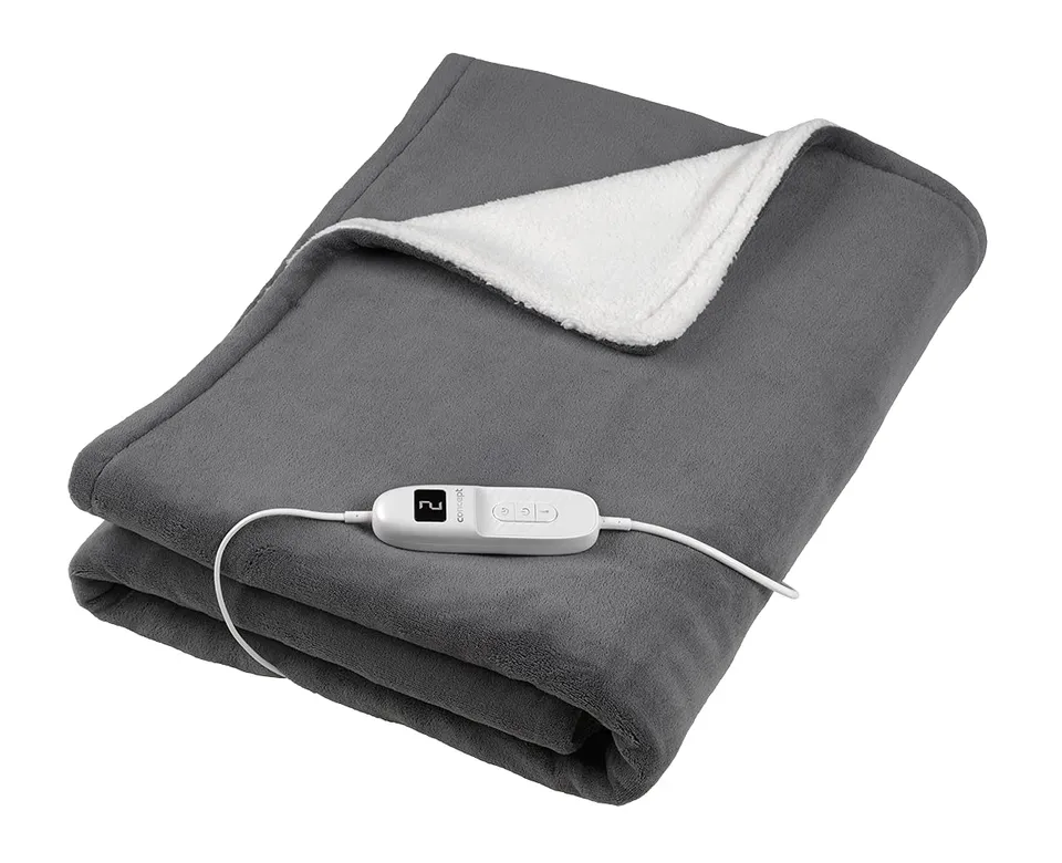 concept-dv7420-heizdecke-180x130-cm-grau-9-stufen-waschbar image 1