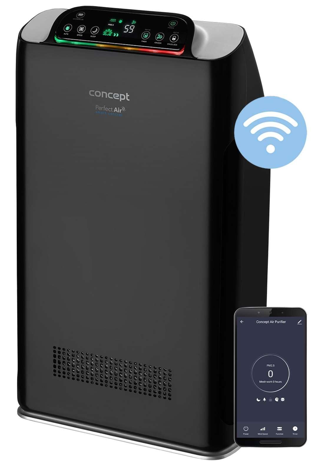 concept-ca2000-luftreiniger-hepa-13-app-40m-schwarz image 2