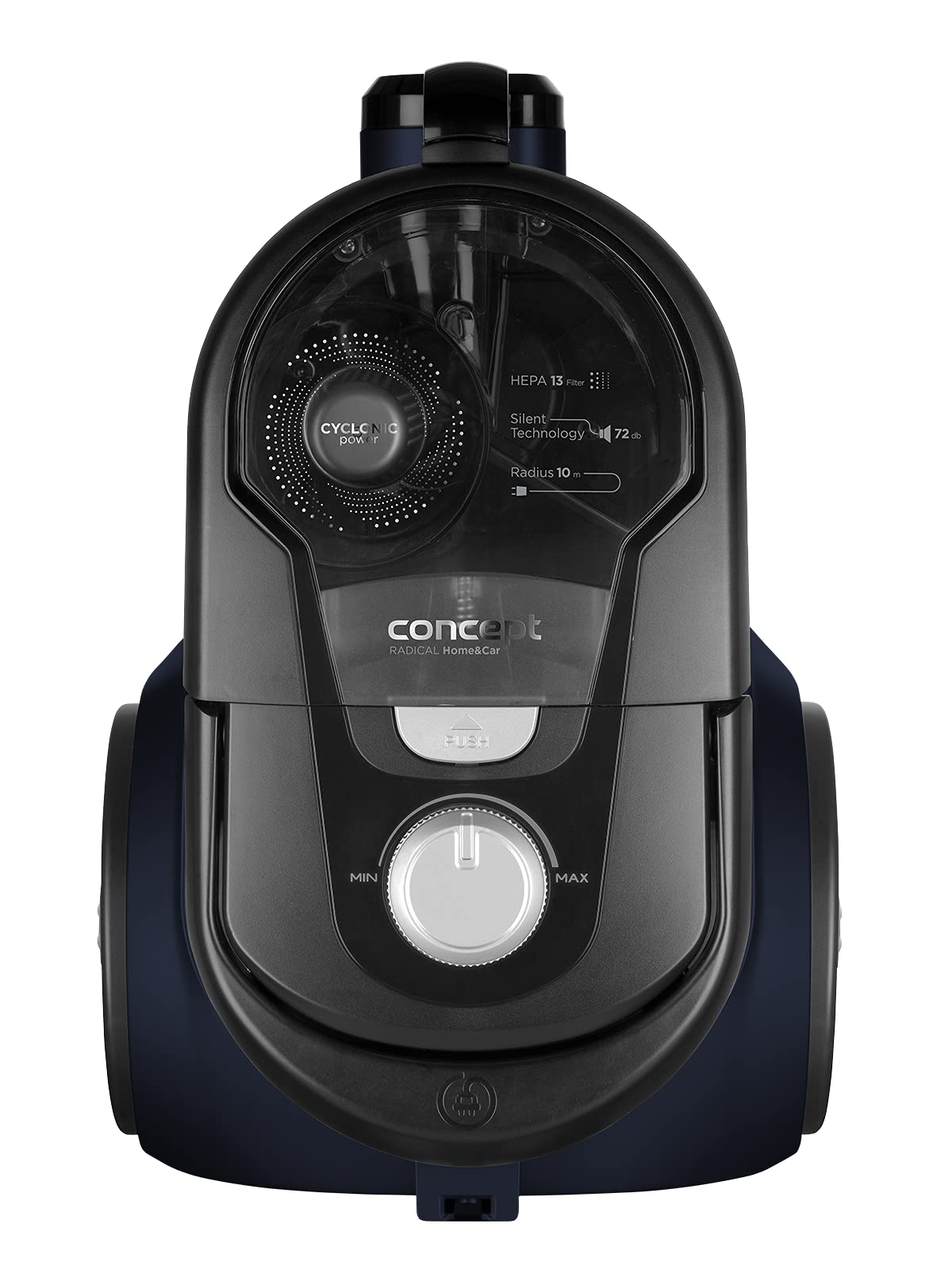 concept-vp5241-radical-staubsauger-beutellos-schwarz-auto image 3