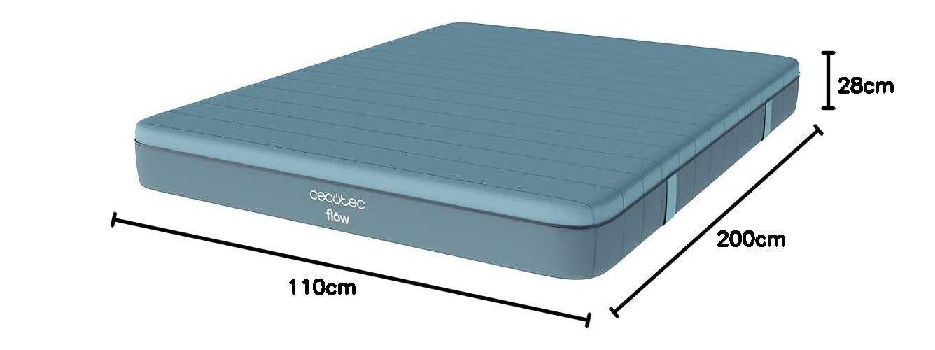 cecotec-flow-genuine-matratze-110x200-28cm-hart image 3