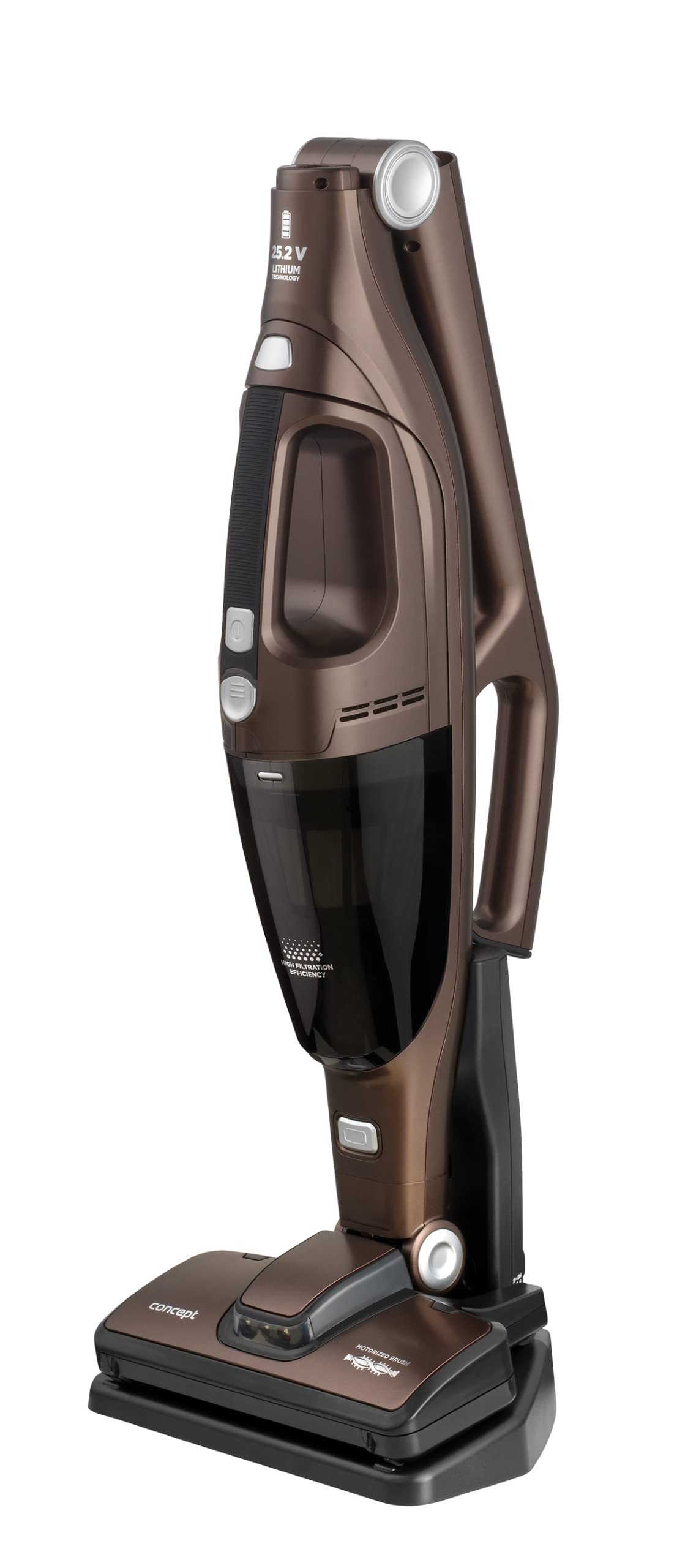concept-mighty-vp4165-akku-staubsauger-25-2-v-beutellos image 2