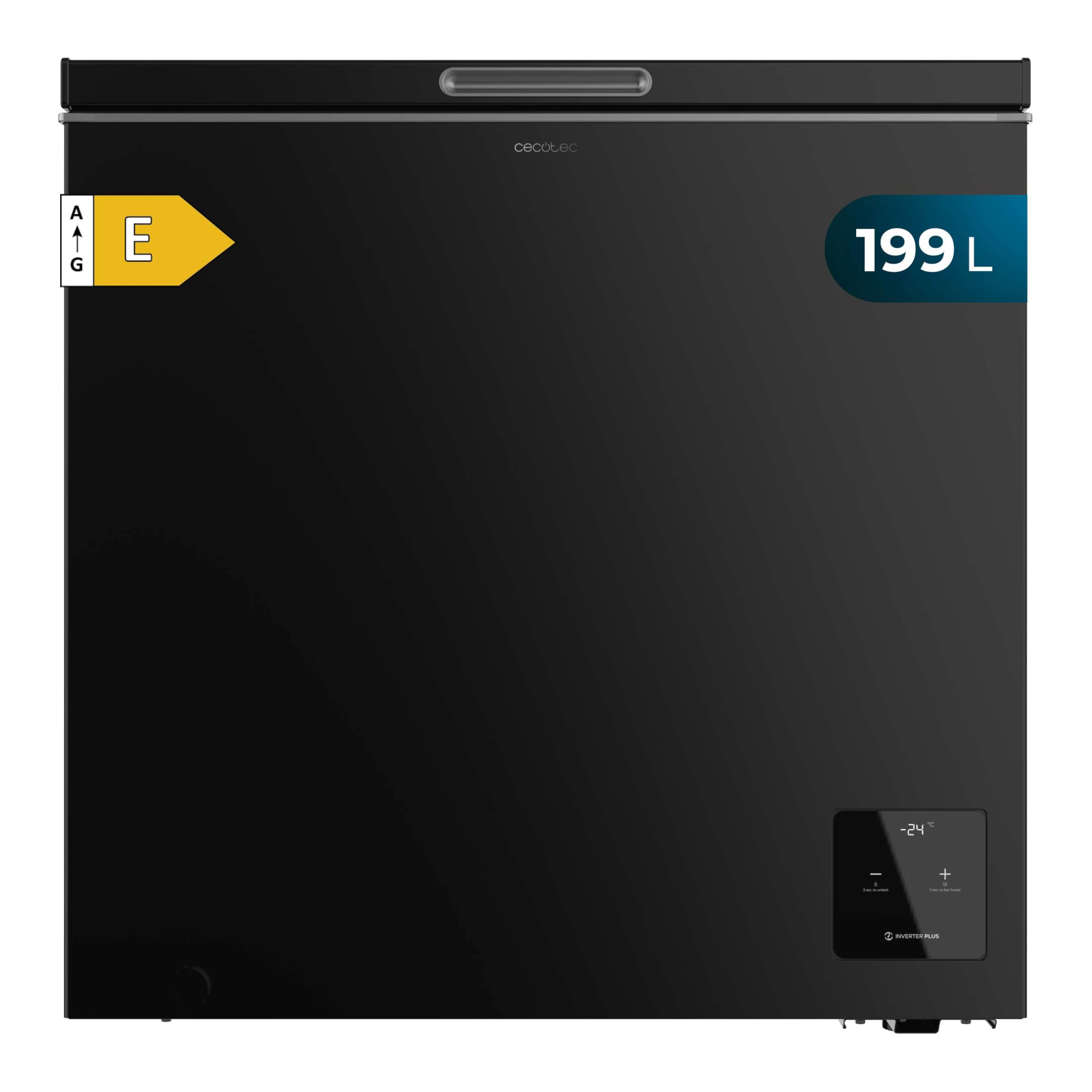 cecotec-bolero-coolmarket-chest-199-gefrierschrank-schwarz-199-l-inverter image 1