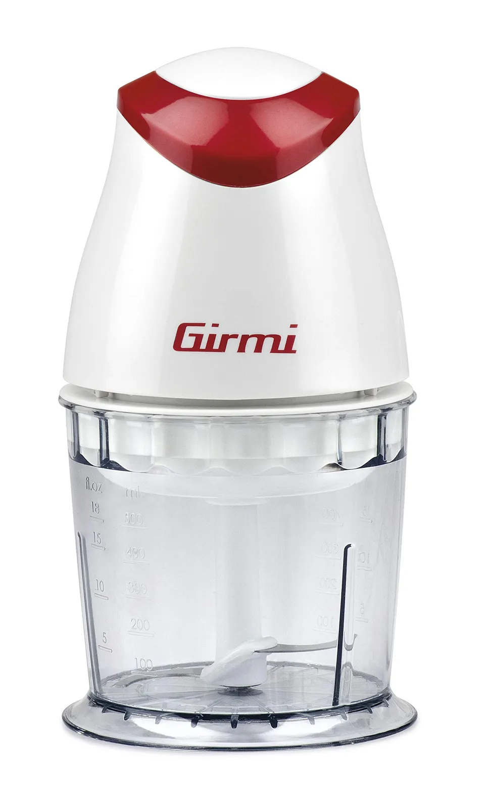 girmi-tr01-zerkleinerer-wei-rot-500-ml-350-w-edelstahl image 1