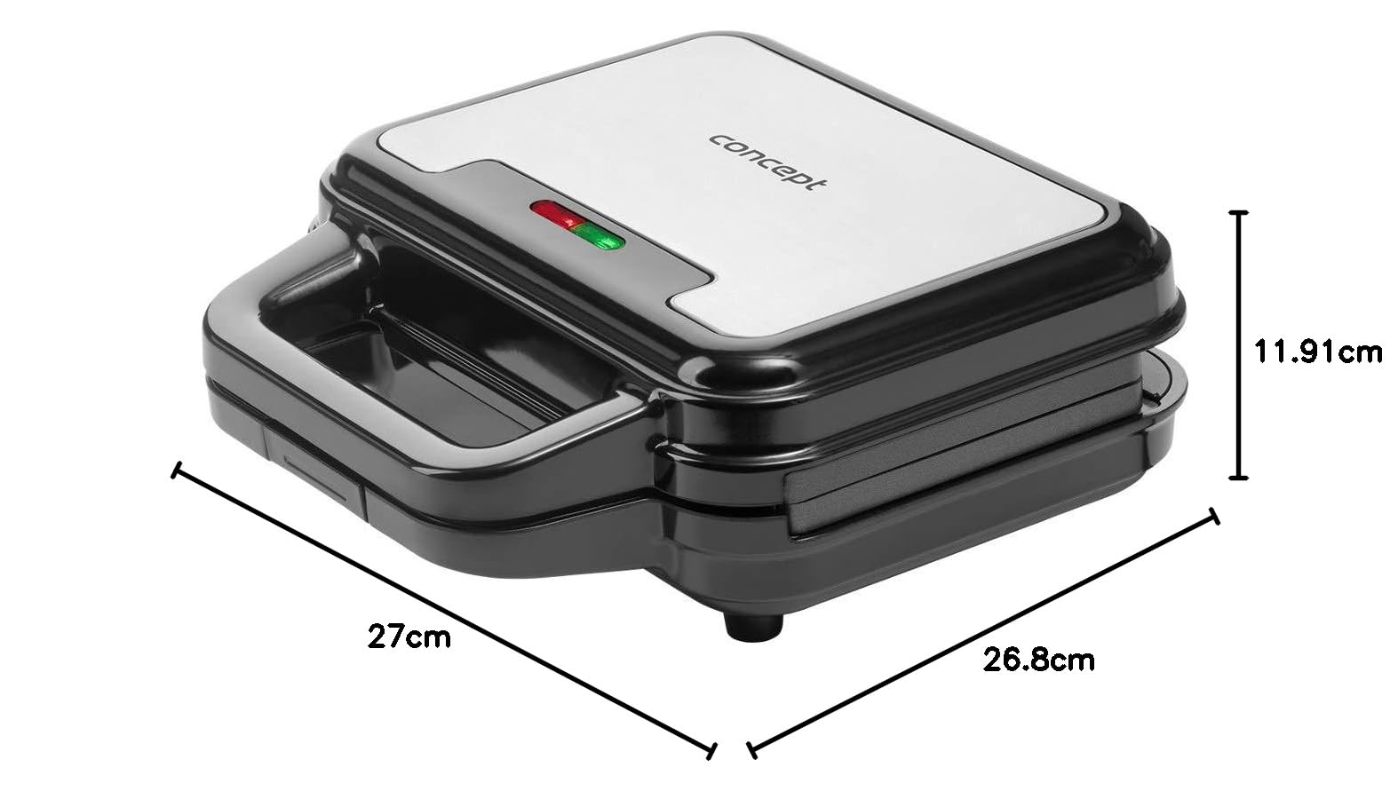 concept-sv3060-sandwichmaker-3-in-1-waffeleisen-grill image 8