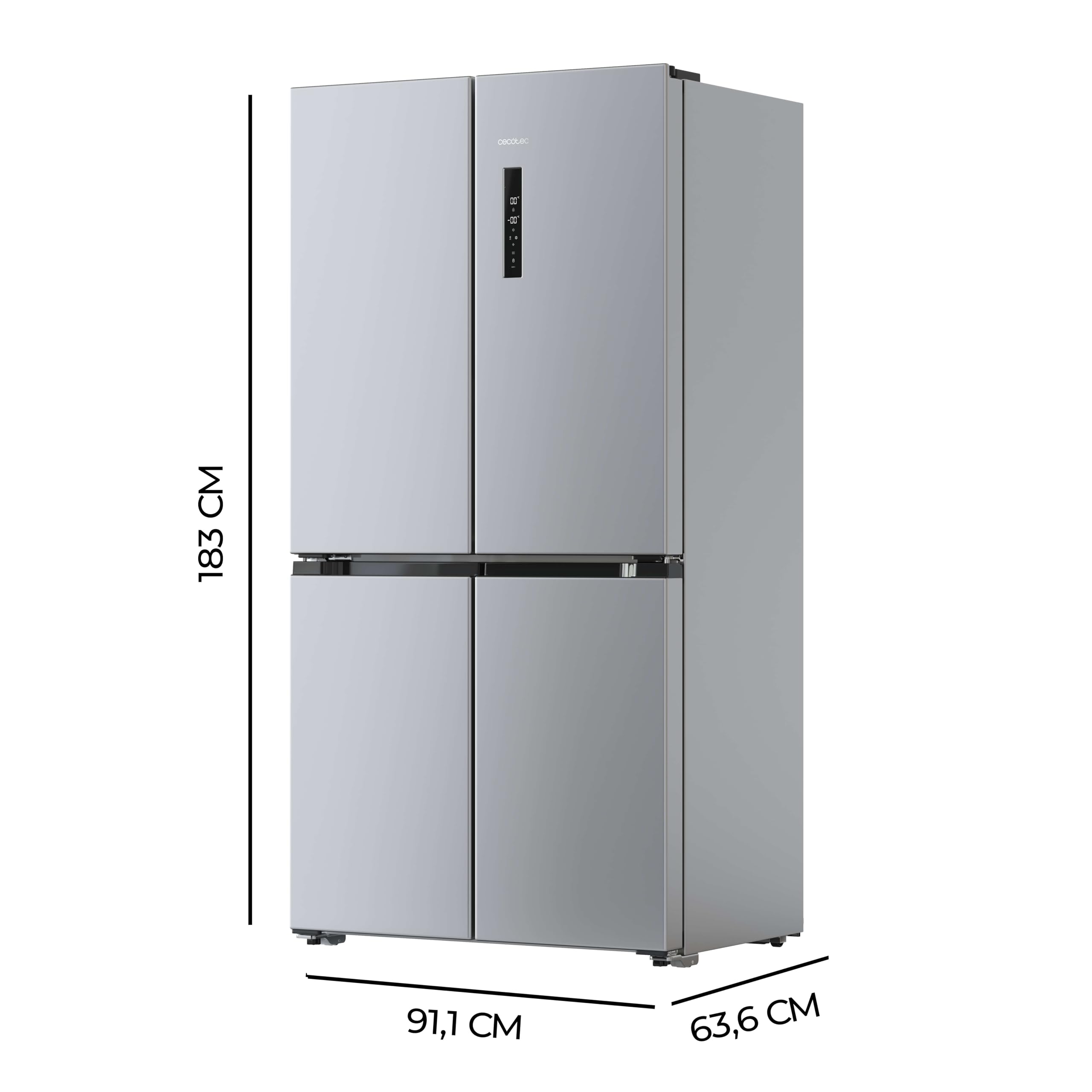 cecotec-bolero-coolmarket-4d-490-inox-e-k-hlschrank-490-l image 2